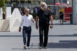 Alain Prost, Renault Sport F1 Team Special Advisor and Flavio Briatore