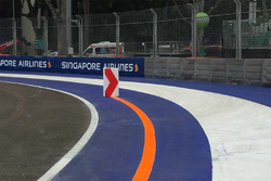 GP Singapore, dettaglio del cordolo