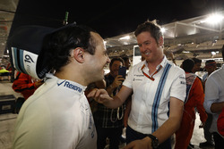 Rob Smedley, Head of Vehicle Performance, Williams, and the team say a fond goodbye to Felipe Massa,