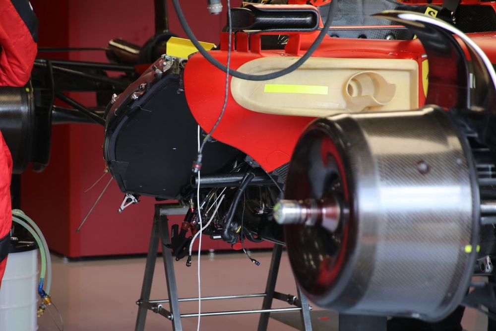Ferrari SF-23 Detalle del sidepod