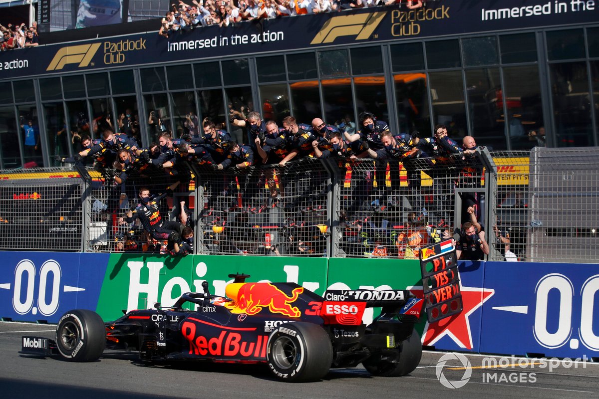 Max Verstappen, Red Bull Racing RB16B wins Dutch GP