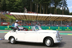 Lewis Hamilton, Mercedes AMG F1 bij de rijdersparade