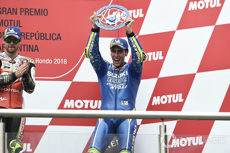 Tercer puesto Alex Rins, Team Suzuki MotoGP