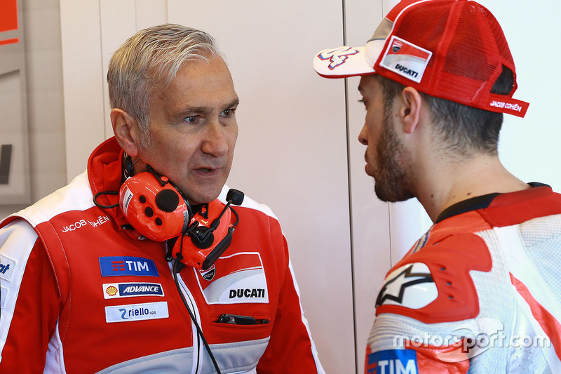 Андреа Довіціозо, Ducati Team, Давіде Тардоцці, керівник Ducati Team Team