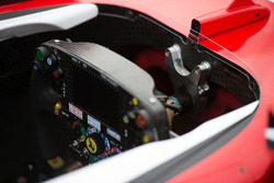 Sebastian Vettel, Ferrari SF16-H steering wheel and cockpit, nicknamed Margherita