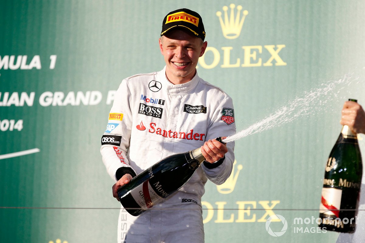 Magnussen debutó de forma sorprendente en la F1 en el GP de Australia de 2014 con un podio, pero ese se mantiene como su único top 3 en la categoría.