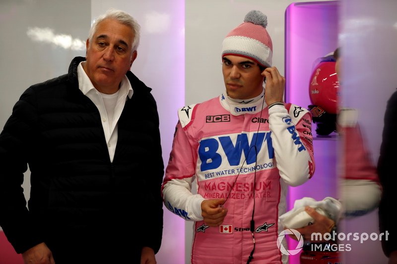 Владелец Racing Point F1 Team Лоуренс Стролл и гонщик команды Лэнс Стролл