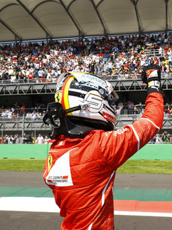 Pole pozisyonu galibi Sebastian Vettel, Ferrari