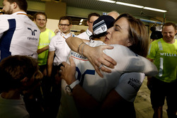 Claire Williams, Deputy Team Principal, Williams, and the team say a fond goodbye to Felipe Massa, W