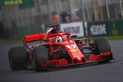 Себастьян Феттель, Ferrari SF71H, святкує