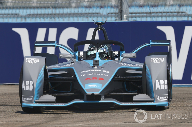 Nico Rosberg, Formula 1 World Champion, Formula E investor, drives the Formula E track car