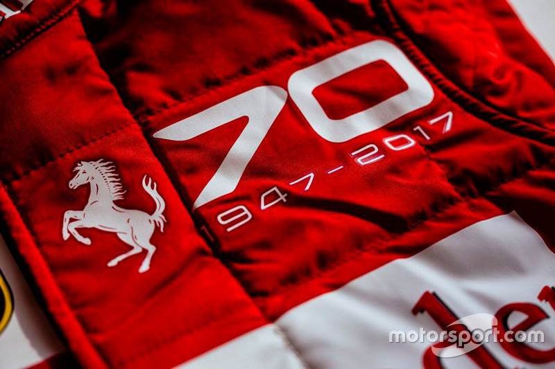 Ferrari race suit for the 70th anniversary