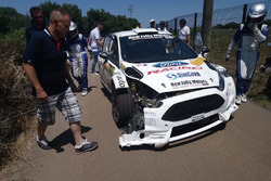 Giuseppe Bergantino, Michela Di Vincenzo, Ford Fiesta R5, New Jolly Motors, incidente