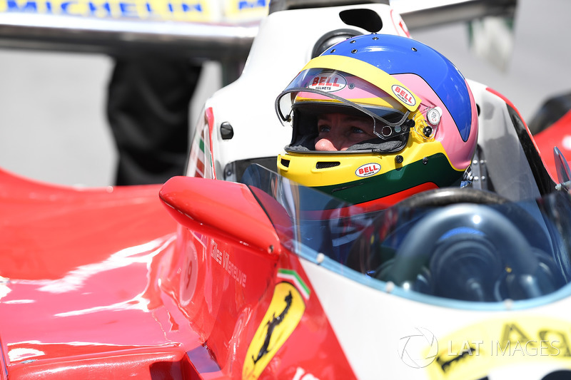 Jacques Villeneuve, pilota el Ferrari 312T con el que su padre ganó el GP de Canadá 1978