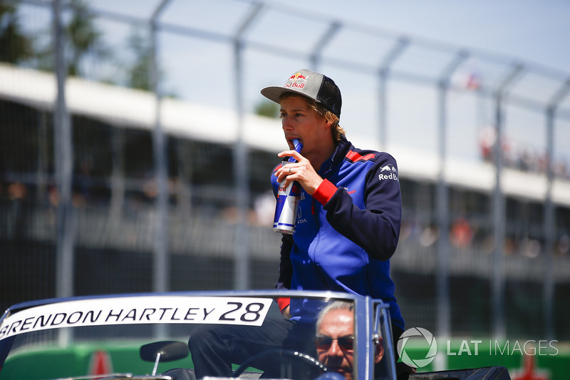 Brendon Hartley, Toro Rosso, parade pembalap