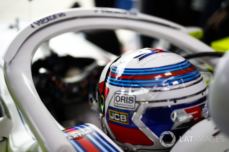 O estreante Sergey Sirotkin larga em 19º