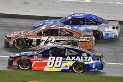 Alex Bowman, Hendrick Motorsports, Chevrolet Camaro Axalta, Corey LaJoie, TriStar Motorsports, Chevrolet Camaro Schluter-Systems e Matt Kenseth, Roush Fenway Racing, Ford Fusion Wyndham Rewards