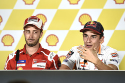 Marc Marquez, Repsol Honda Team, Andrea Dovizioso, Ducati Team