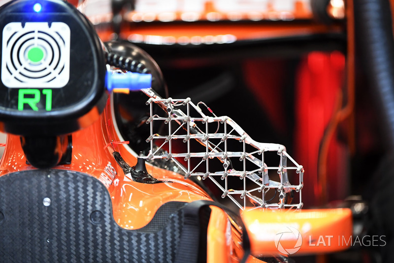 Aero sensor on the McLaren MCL32