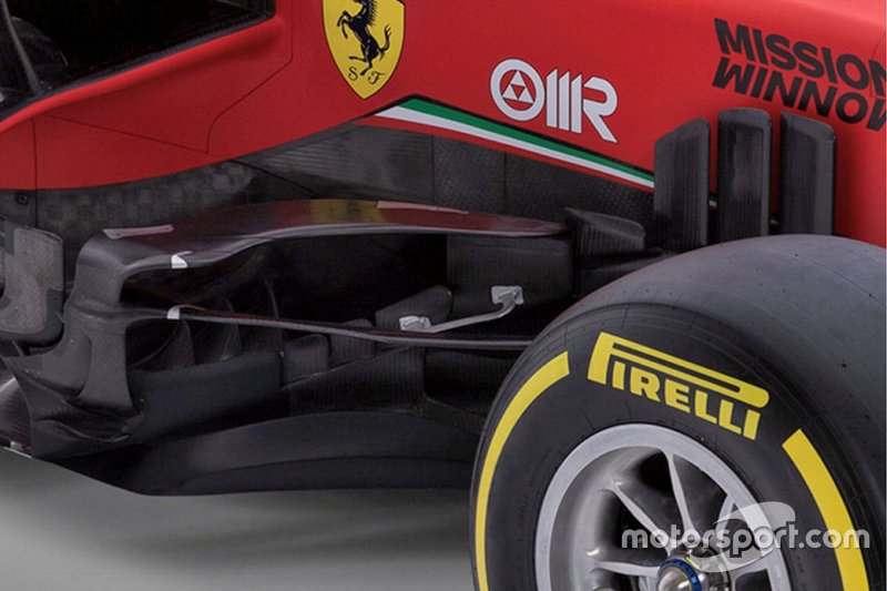 Ferrari SF1000 sidepods detail