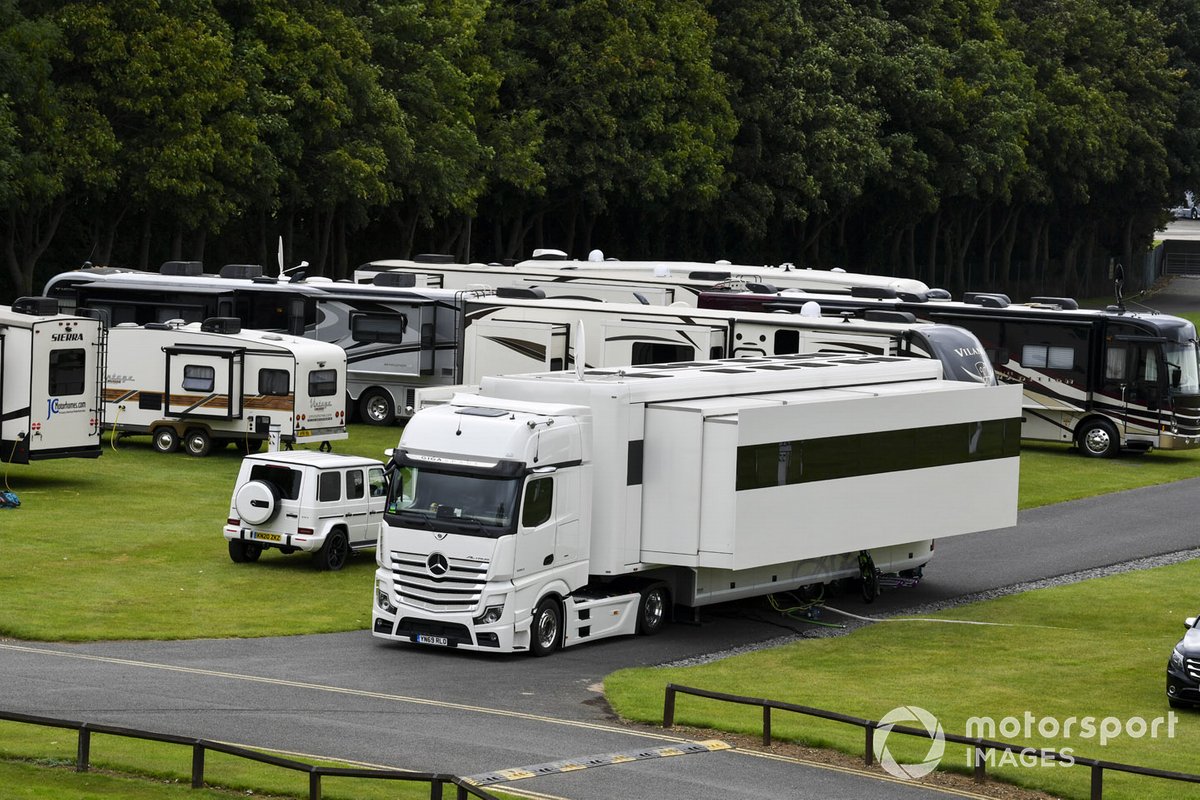 Motorhome of Lewis Hamilton, Mercedes-AMG F1