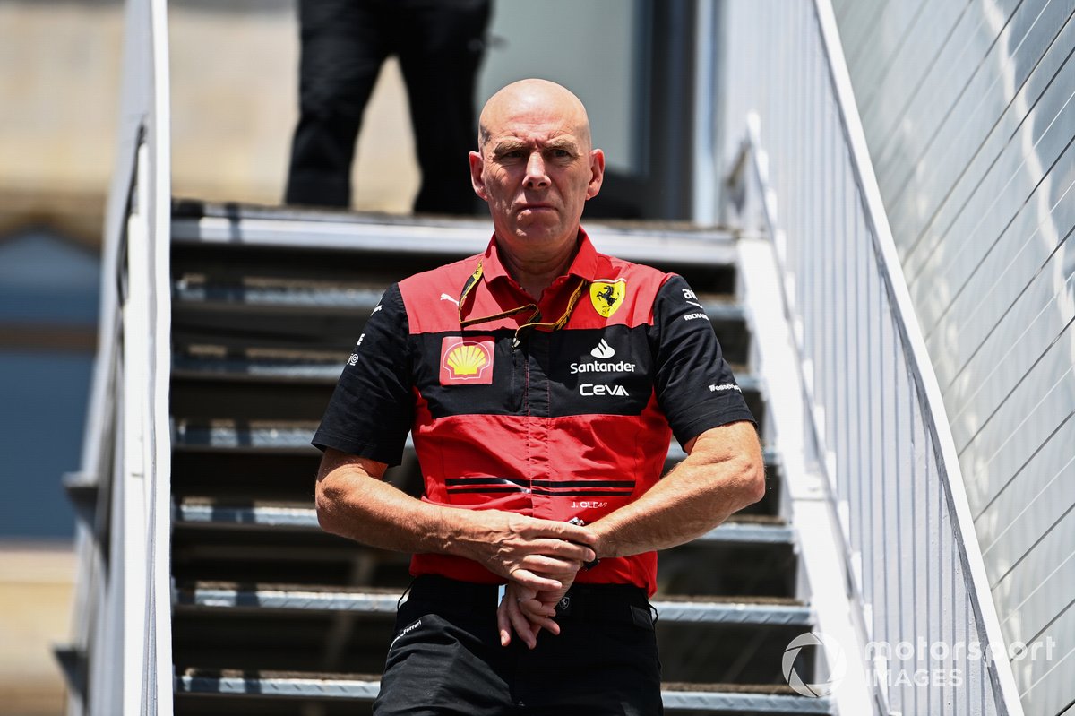 Jock Clear, rijderscoach Ferrari