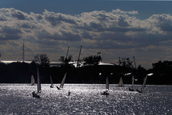 Boot auf dem See im Albert Park