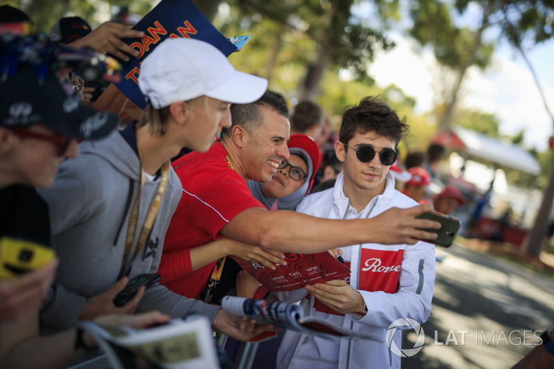 Charles Leclerc, Sauber taraftarlar ile