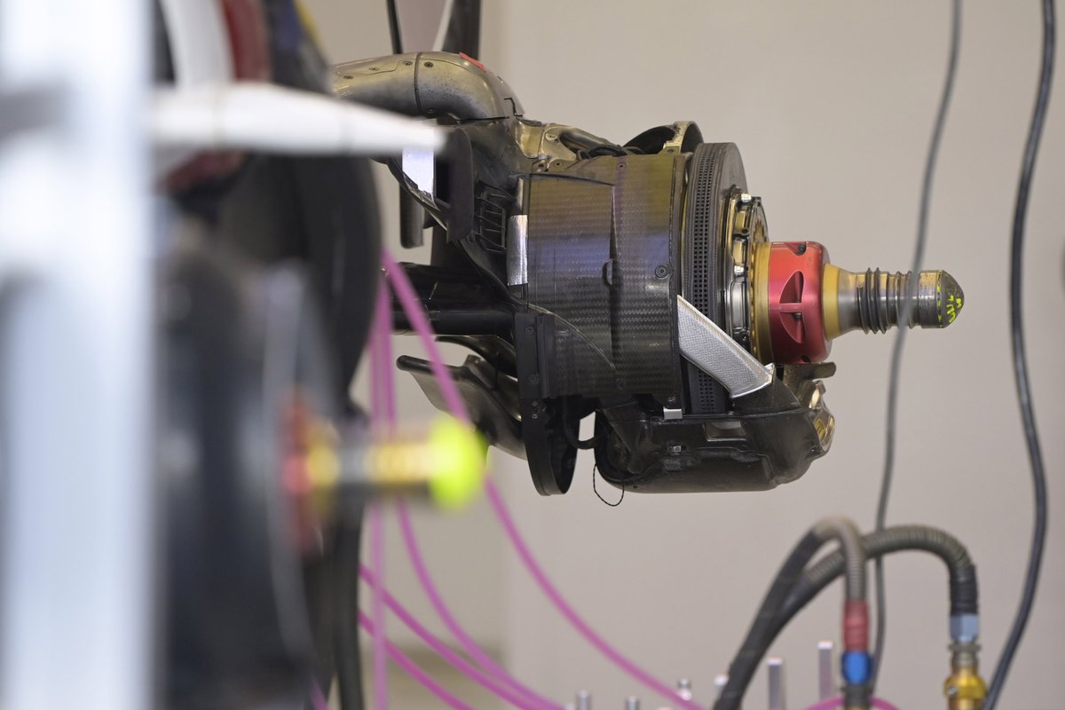 Alfa Romeo Racing C41 rear brake detail