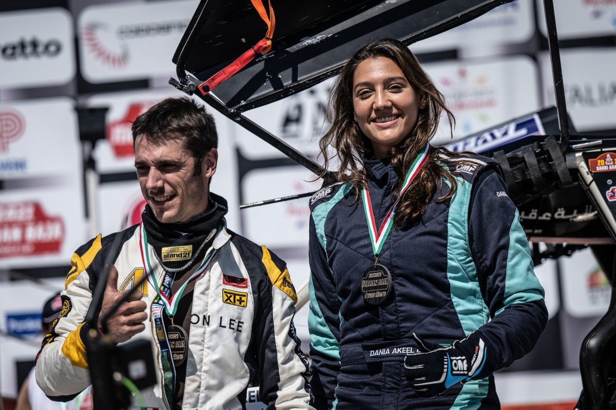 Dania Akeel wint de FIA Criss Country Baja World Cup