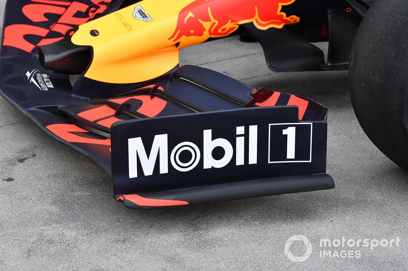 Red Bull RB15: ecco la bandella laterale dell'ala anteriore che è stata tagliata