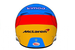 Il casco di Fernando Alonso, McLaren