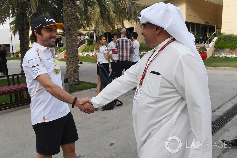 Fernando Alonso, McLaren ve Prens Shaikh Salman bin Hamad Al Khalifa