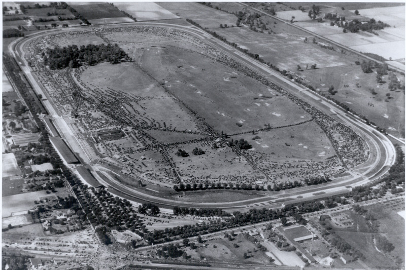1936: De Indianapolis Motor Speedway in vogelperspectief