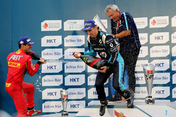 Podio: Sébastien Buemi, Renault e.Dams e Lucas di Grassi, ABT Schaeffler Audi Sport