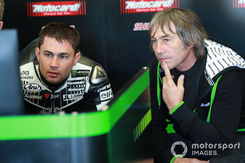 Ron Haslam (re.) und Leon Haslam (li.)