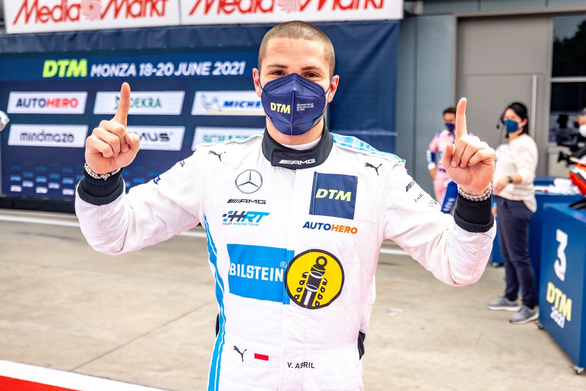 Pole sitter Vincent Abril, Haupt Racing Team