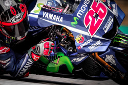 Maverick Vinales, Yamaha, mit neuer Verkleidung