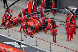 Ferrari pit stop antrenmanı