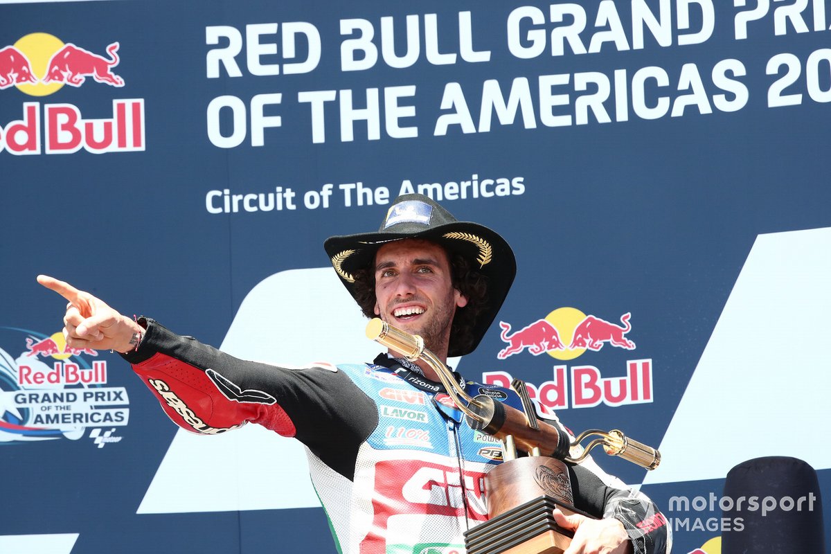 Podio: ganador Alex Rins, Team LCR Honda