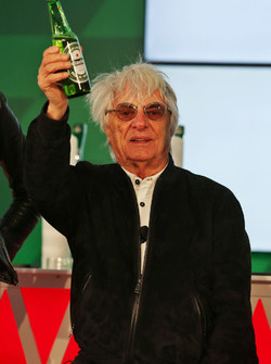 Bernie Ecclestone, at a Heineken sponsorship announcement