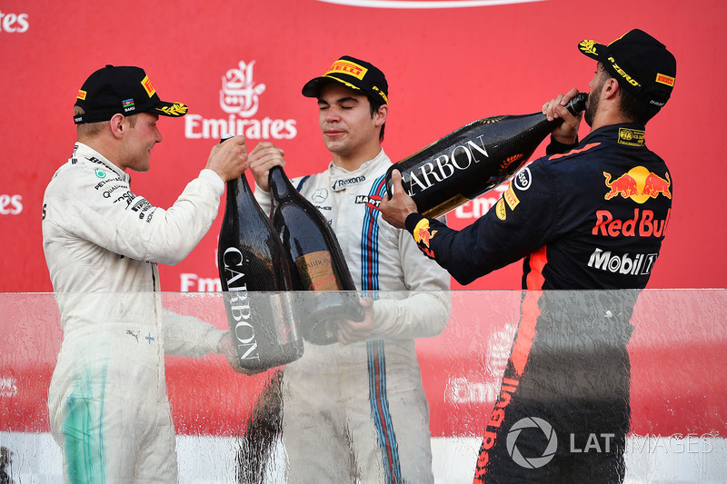 Даніель Ріккардо, Red Bull Racing, Валттері Боттас, Mercedes AMG F1, Ленс Стролл, Williams