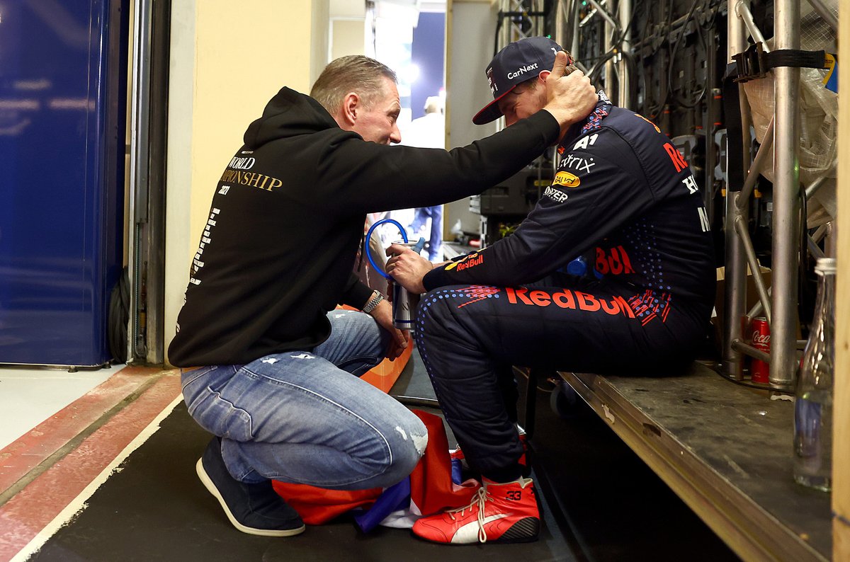 Jos Verstappen (z lewej) i Max Verstappen
