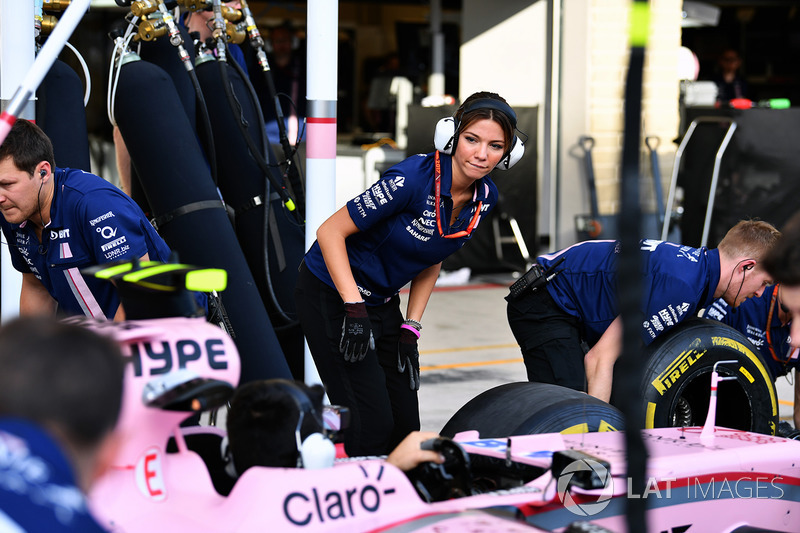 Федеріка Мазолін, Sky Italia, Sahara Force India