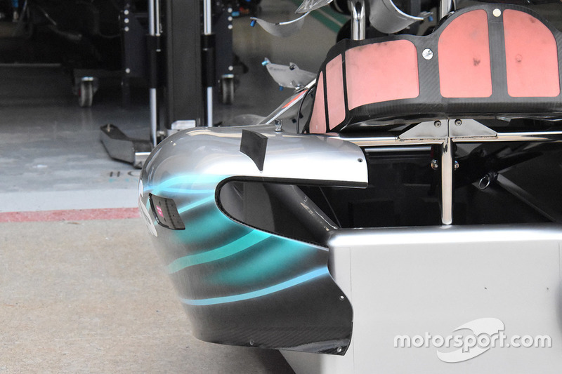 Бокові понтони Mercedes AMG F1 W09