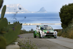 Umberto Scandola, Guido D'Amore, Skoda Fabia R5, SA Motorsport Italia