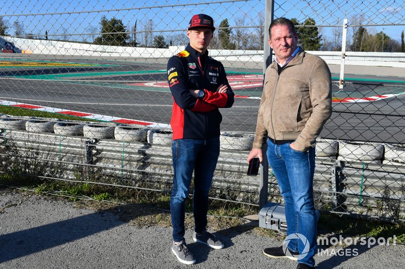 Max Verstappen, Red Bull Racing, and father Jos Verstappen