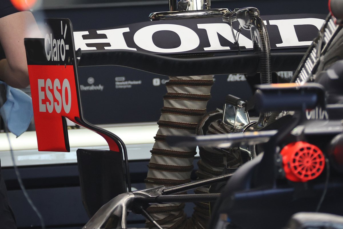 Red Bull Racing RB16B rear wing detail