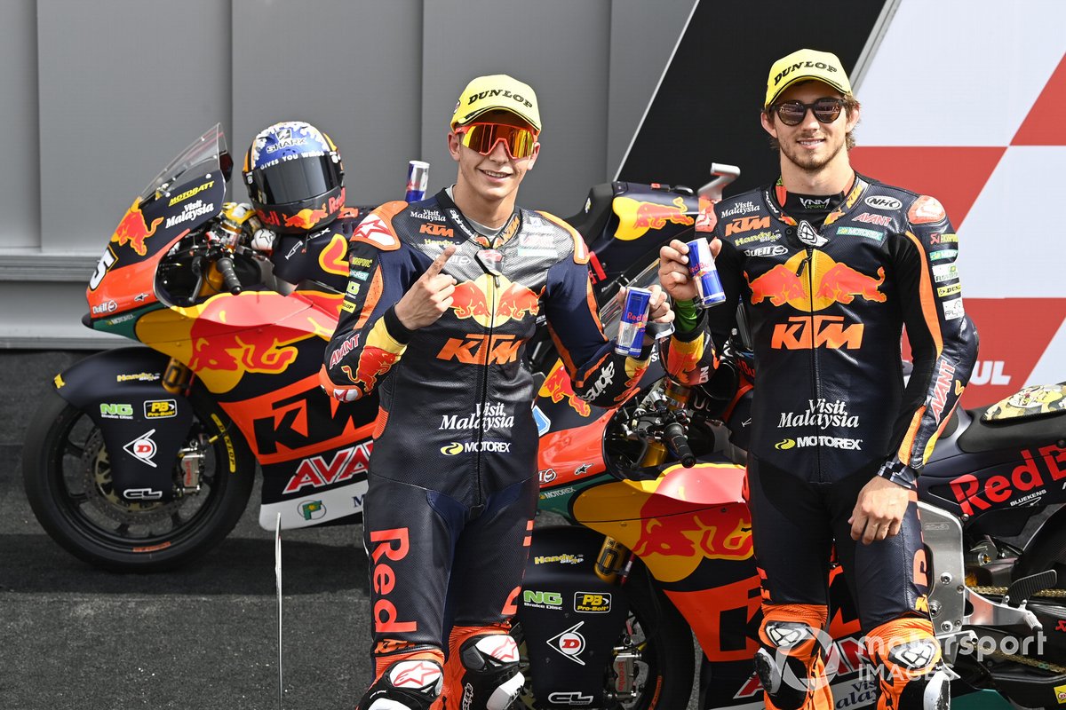 Remy Gardner, Red Bull KTM Ajo, Raul Fernandez, Red Bull KTM Ajo