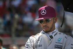 Lewis Hamilton, Mercedes AMG F1 on the grid